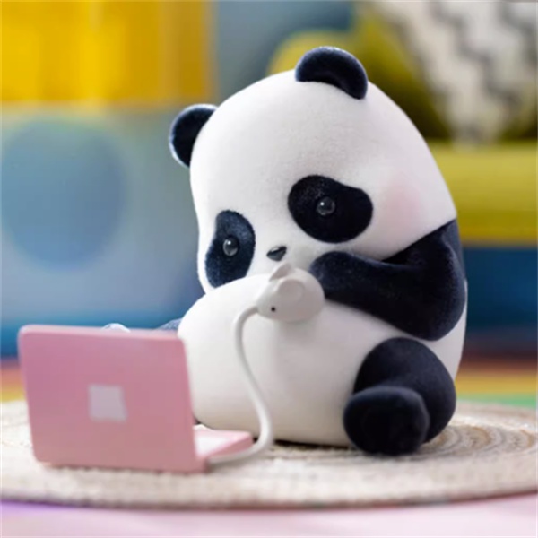 ★Đồ Chơi Hgtoys Hgtoys★  [] 52 Mẫu Đồ Chơi Búp Bê Gấu Trúc Cuộn Tròn Mẫu Mèo Thần Bí Trang Trí Quà Tặng