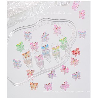 Phụ Kiện Trang Trí Móng Tay Hình Bướm 3d Độc Đáo