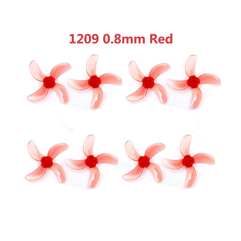 Gemfan 4 Cặp  1208 3-Blade / 1209 4-Blade 31mm Cánh quạt PC 0.8mm 1mm 1.5mm cho FPV Freestyle Tinywoop Đồ chơi máy bay