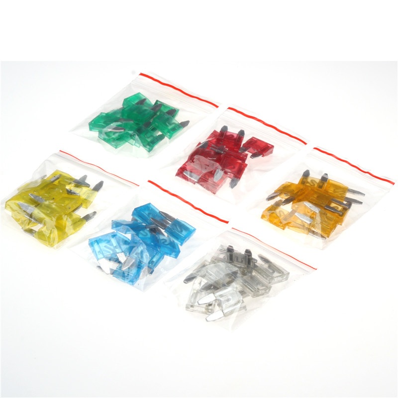 Electrapick Set 160 Cầu Chì Lưỡi Nhỏ Vừa Cho Xe Hơi / Xe Tải 5 / 7.5 / 10 / 15 / 20 / 25 / 30a