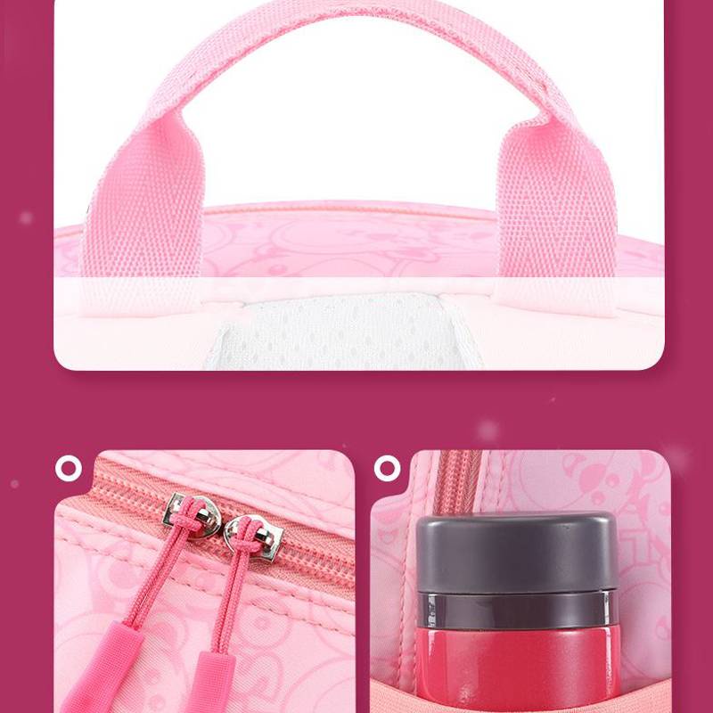 Ba Lô Học Sinh Cỡ Lớn Đa Năng Chống Thấm Nước In Hình Gấu / Dâu Tây Xinh Xắn Dành Cho Nam Và Nữ Lớp 3-6