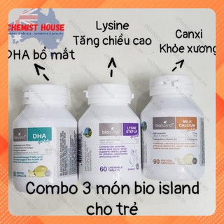 Combo 3 món bio island cho trẻ