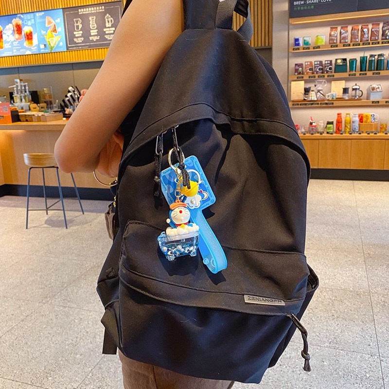 Móc Khóa Hình Bình Nước Tắm Doraemon Đáng Yêu