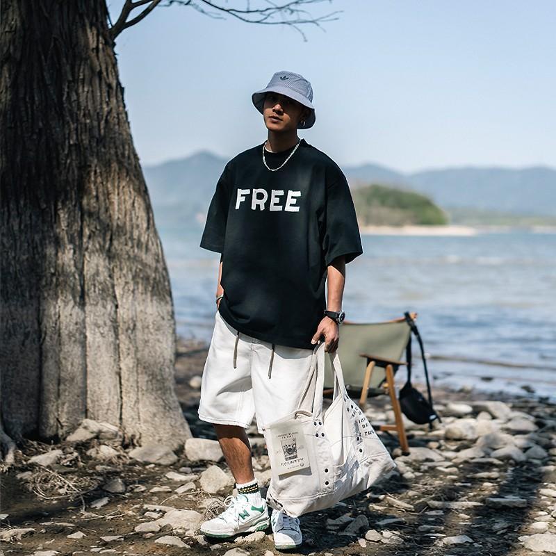 Áo Thun Cotton Tay Lửng Plus Size > Thời Trang Mùa Hè Cho Nam