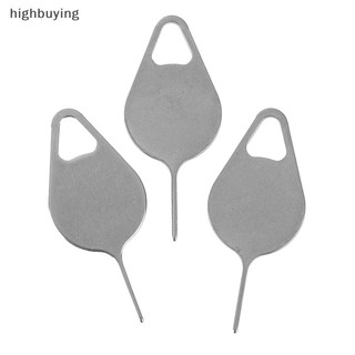 Chất lượng cao 3 cái / bộ khay thẻ sim tháo ra pin key tool không gỉ cho điện thoại mới