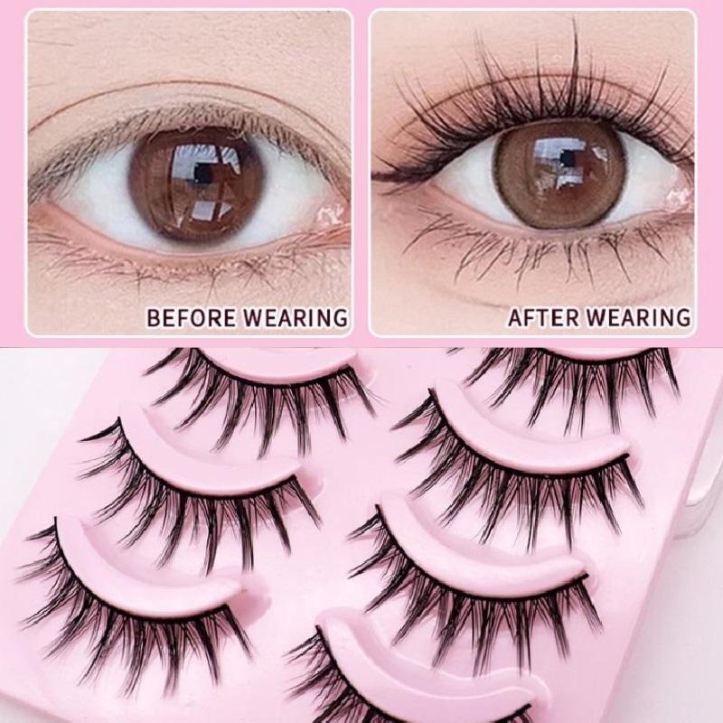Set 5 Cặp Lông Mi Giả 3D Hóa Trang Thần Tiên Nhật Bản