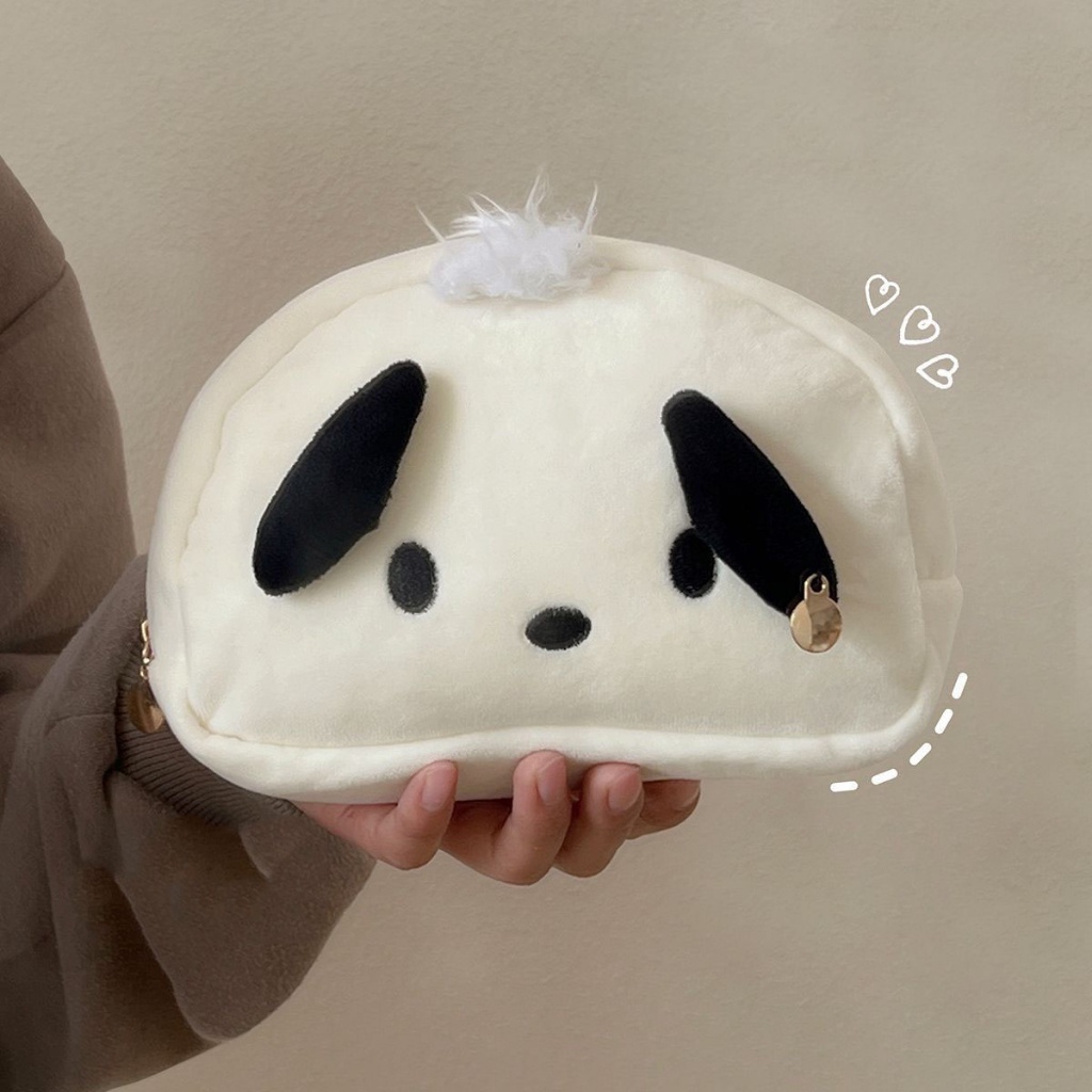 Hộp Bút Vải Pochacco Dễ Thương Cho Bé Phong Cách Hàn Quốc, Bóp Viết Lông Đa Năng Siêu Cute HBV53 DUHU