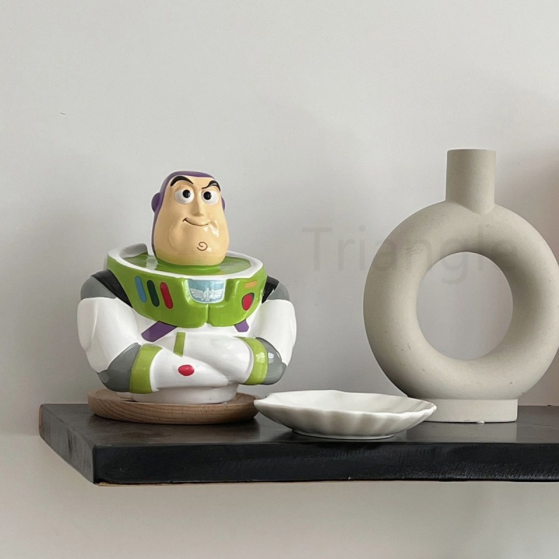 Ống Heo Tiết Kiệm Hình buzz lightyear toy story Dễ Thương Trang Trí Bàn Làm Việc