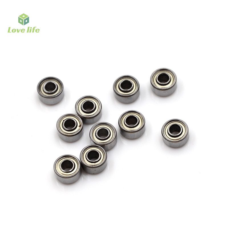 10 chiếc vòng bi thu nhỏ bằng thép carbon 693zz vòng bi 3*8*4mm Vòng bi bảo vệ đôi mới