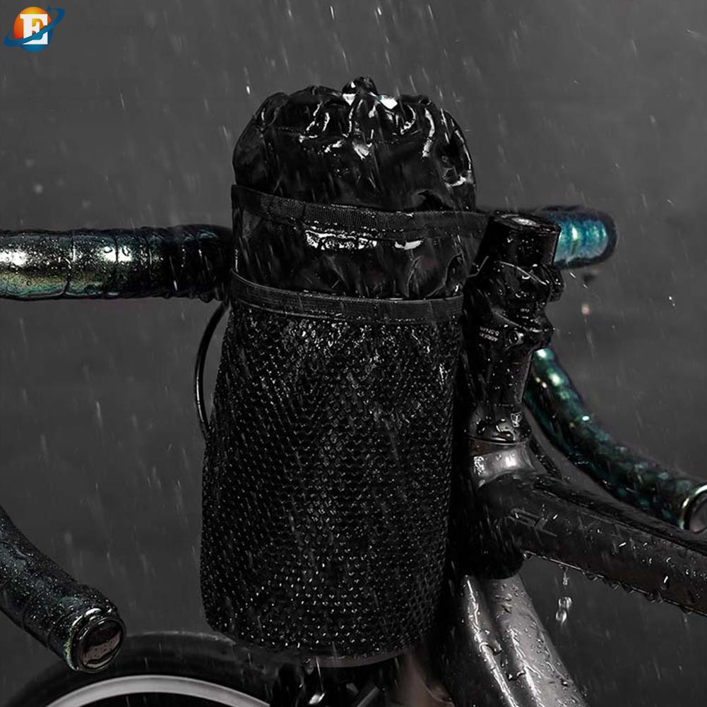 Giá Đỡ Bình Nước Có Dây Rút Và Túi Lưới Cho Xe Đạp / Xe Máy Điện