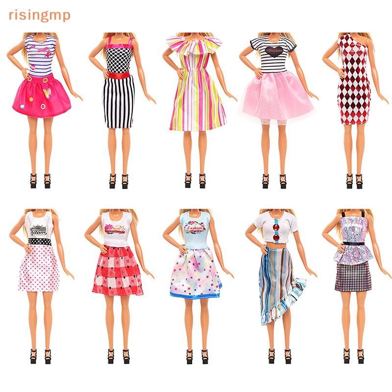 1 Đầm Ngắn Thời Trang Mùa Hè Cho Búp Bê Dài 30cm