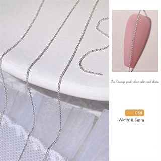 Dây xích nhỏ dài 100cm trang trí móng