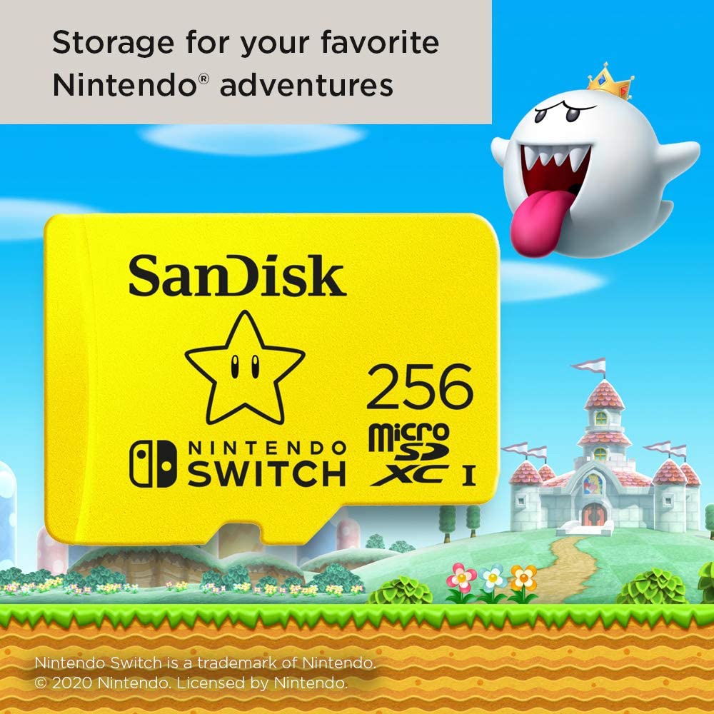 Thẻ Nhớ Micro SD 64GB 128GB 256GB 512GB UHS-I C10 Micro Sdxc Mở Rộng Máy Chơi Game Nintendo Switch