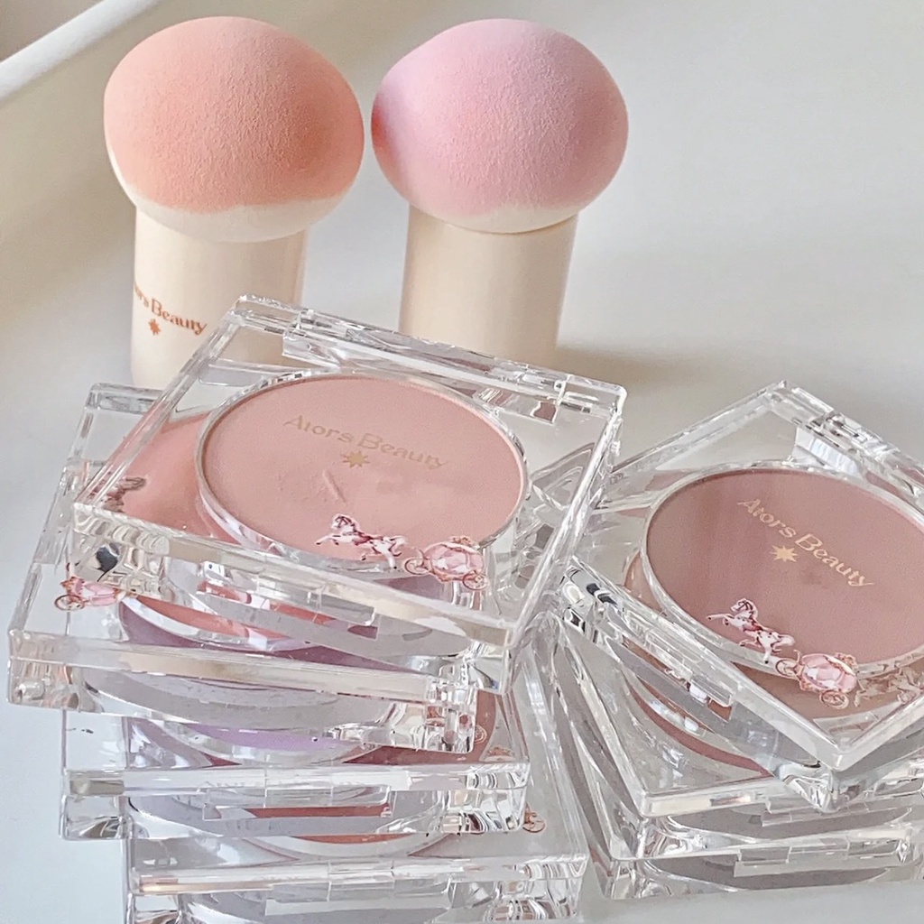 Phấn má Ators Flower Wedding Carriage kèm mút tán