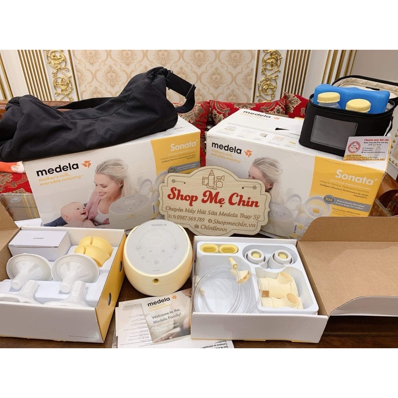 🔥 FREESHIP 🔥 Thanh lý máy hút sữa Medela Sonata Máy tích điện không bị chai pin [SIÊU ĐẸP]