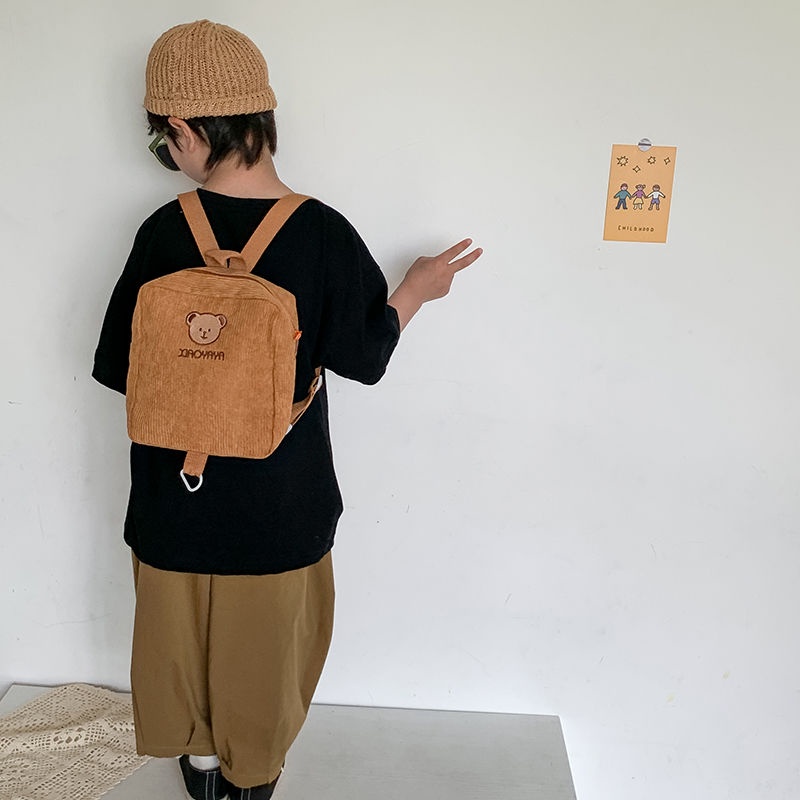 Ba Lô Siêu Nhẹ Hình Gấu Dễ Thương Phong Cách Hàn Quốc Cho Bé