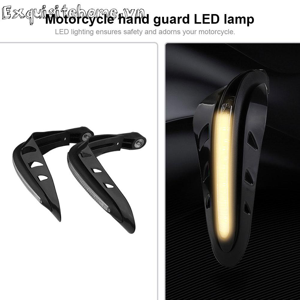 1 cặp tay lái bảo vệ tay lái xe máy đa năng bảo vệ tay lái đèn led