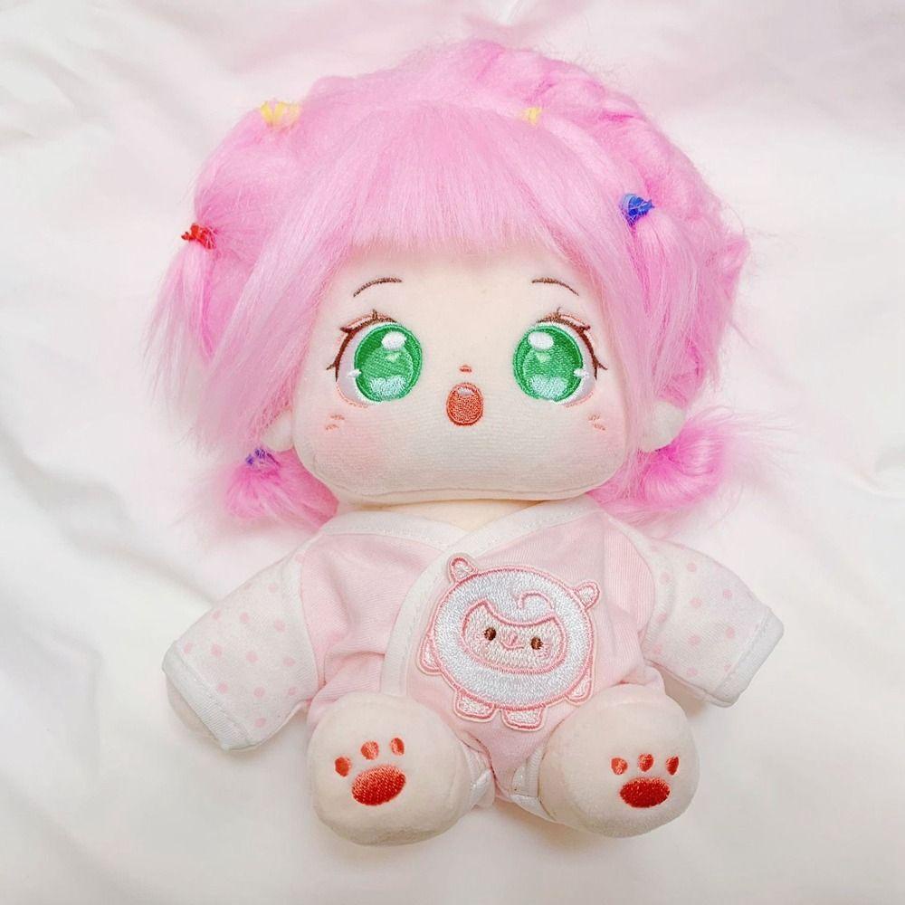 Avocapp doll undercoat, đồ chơi phụ kiện mặc thường ngày đồ ngủ mini, chất lượng cao phim hoạt hình thời trang đàn hồi bộ đồ cho búp bê bông nhồi bông búp bê bông 20cm