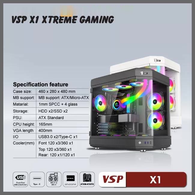 Vỏ Case Gaming VSP X1 Xtreme