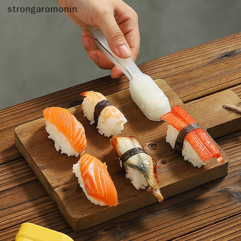 St sushi làm khuôn onigiri bữa trưa máy làm sushi dụng cụ làm cơm bento tự làm dễ dàng làm sushi bằng nhựa bộ đồ dùng nhà bếp st