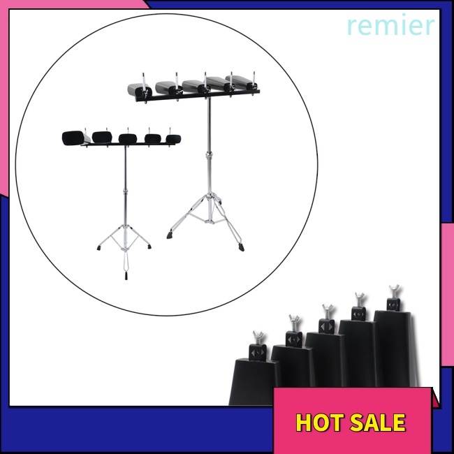 Re 4/5/6/7/8 inch thép kim loại cattlebell cowbell dụng cụ gõ chuông bò được cá nhân hóa