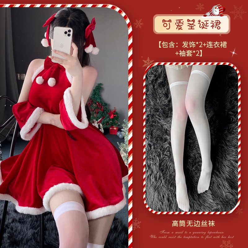 Bộ Đồ Hoá Trang Giáng Sinh Noel Gợi Cảm Quyến Rũ S26