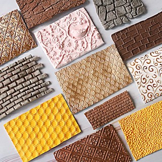  Phong cách trung quốc bọt hoa văn kim cương phong cách châu âu mẫu gỗ hạt cổ điển khuôn silicone cho trang trí vành sô cô la dụng cụ làm bánh 