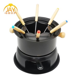 Bộ làm bánh sô cô la fondue bộ đa chức năng bằng thép carbon kem sô cô la phô mai lẩu nóng chảy bộ nồi fondue
