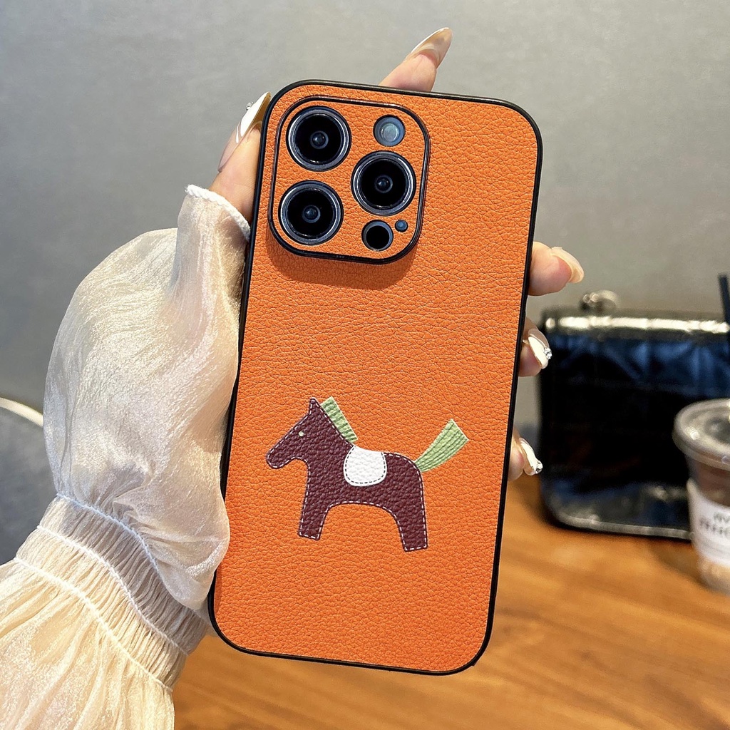 Bao Da Điện Thoại Chống Sốc In Hình Ngựa Hoạt Hình Dễ Thương Cho iphone 14promax 13 12 11 14promax 13 12