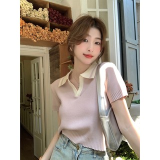 DannieWan áo phông áo thun nữ croptop baby tee Thời trang hàn quốc A29J2AE