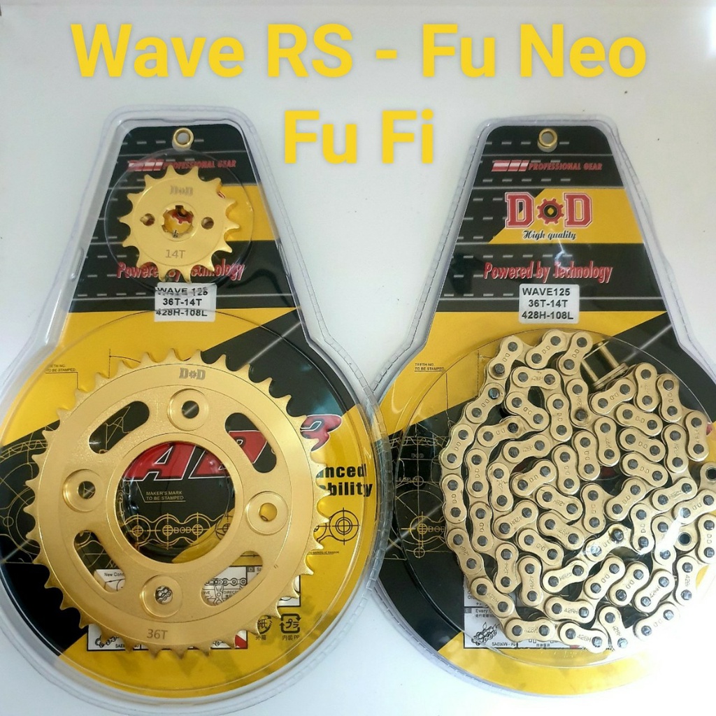 Bộ nhông sên dĩa vàng Exciter150 , Ex 135, Winner, Raider , Sonic, Sirius ,Wave hàng cao cấp