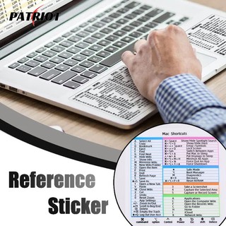 Miếng dán phím tắt bàn phím trong suốt tự dính cho macbook pc máy tính xách tay máy tính để bàn có thể bảo vệ windows pc