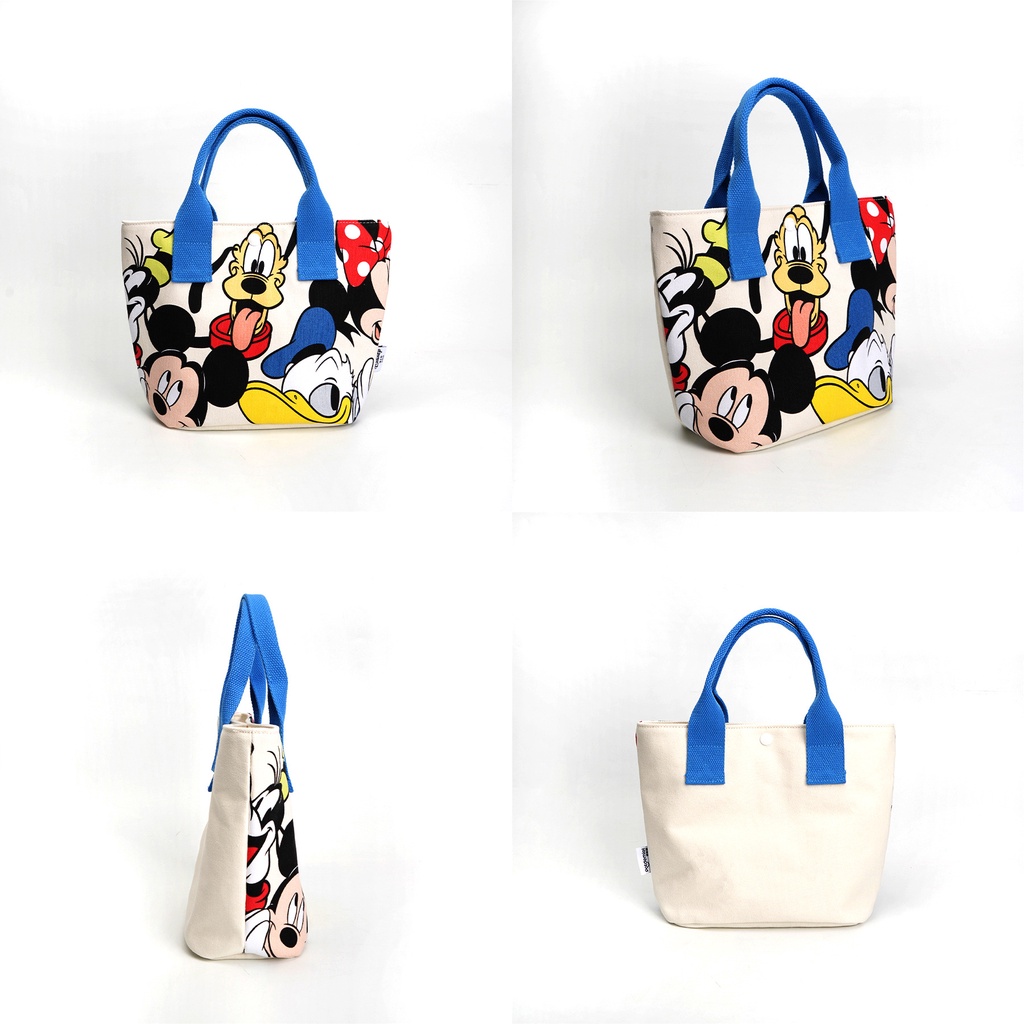 Disney Túi tote Cầm Tay Hình mickey & Những Người Bạn / Heo Ôm Rồng Thời Trang Chính Hãng