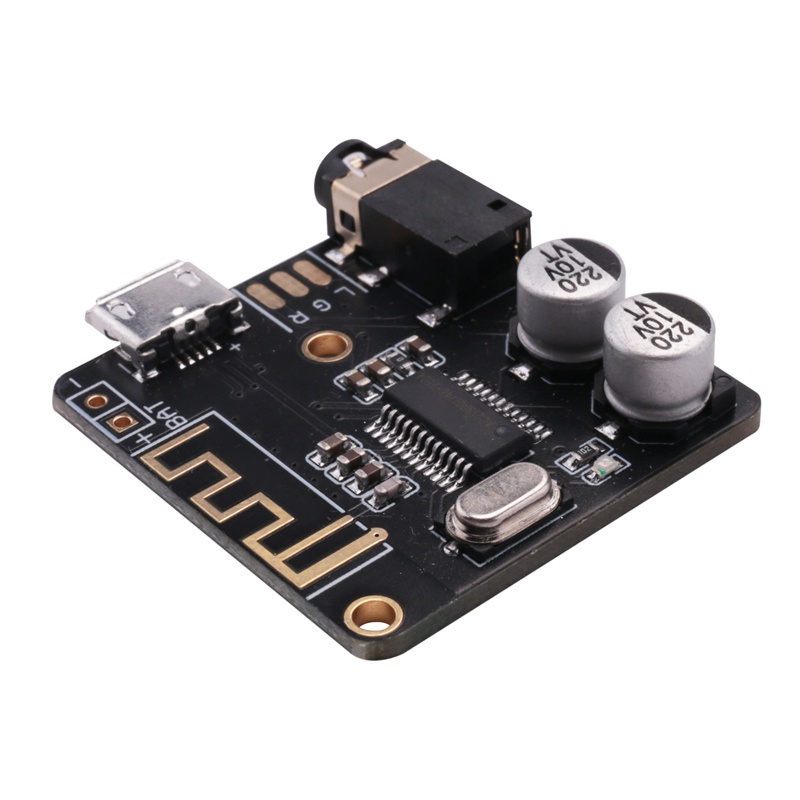 Bảng Mạch Khuếch Đại Âm Thanh bluetooth 5.0 mp3 Màu Đen diy