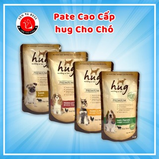 Pate Hug bổ sung chất xơ cho chó mọi lứa tuổi, Pate cho chó Hug nhiều vị 120gr & 400gr