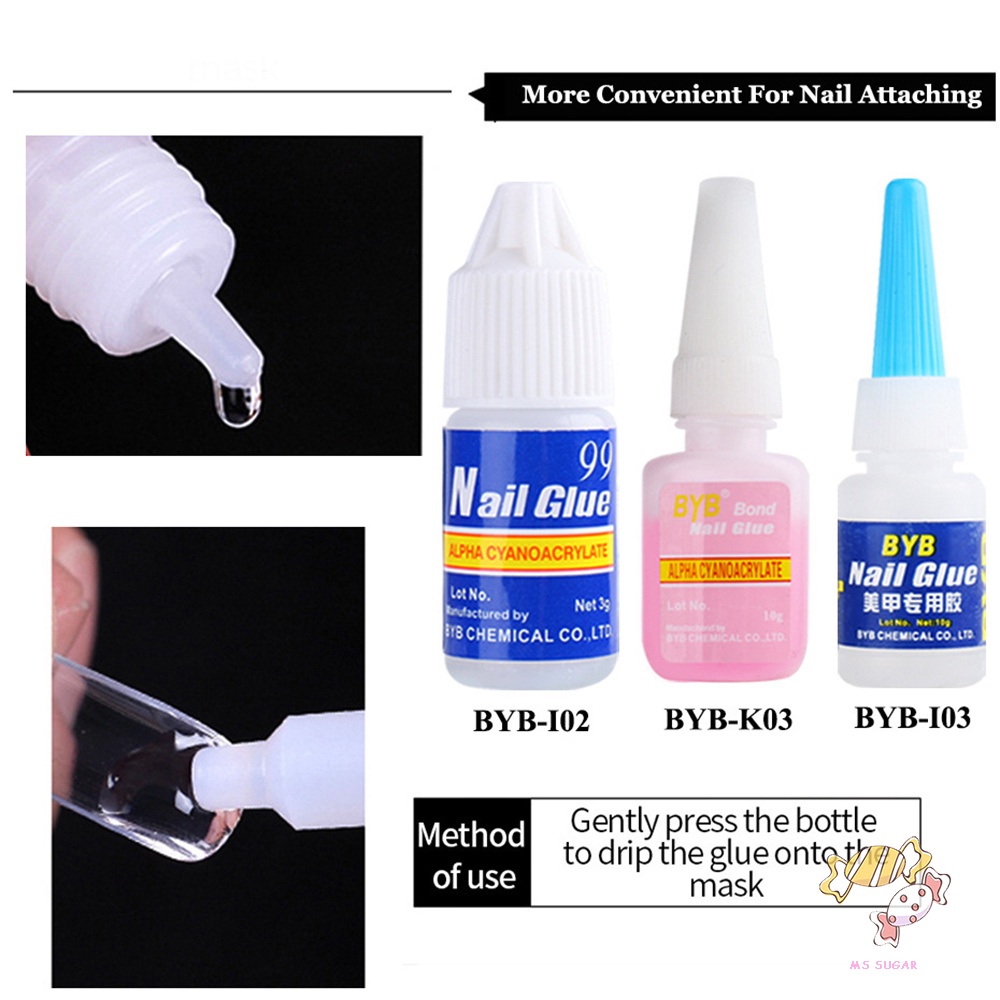 YADORNOS Keo dán móng tay nghệ thuật gia cố keo dán móng tay trong suốt rhinestone light therapy gelsuper strength jewelry sticky drill gluereinforced trong suốt nail art adhesivenail gel glue for