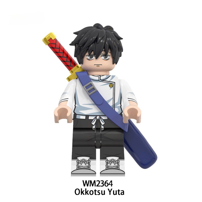 Jujutsu kaisen ryomen sukuna maki zenin inumaki toga gojo satoru panda nhật bản anime mini building blocks hình đồ chơi trẻ em quà tặng