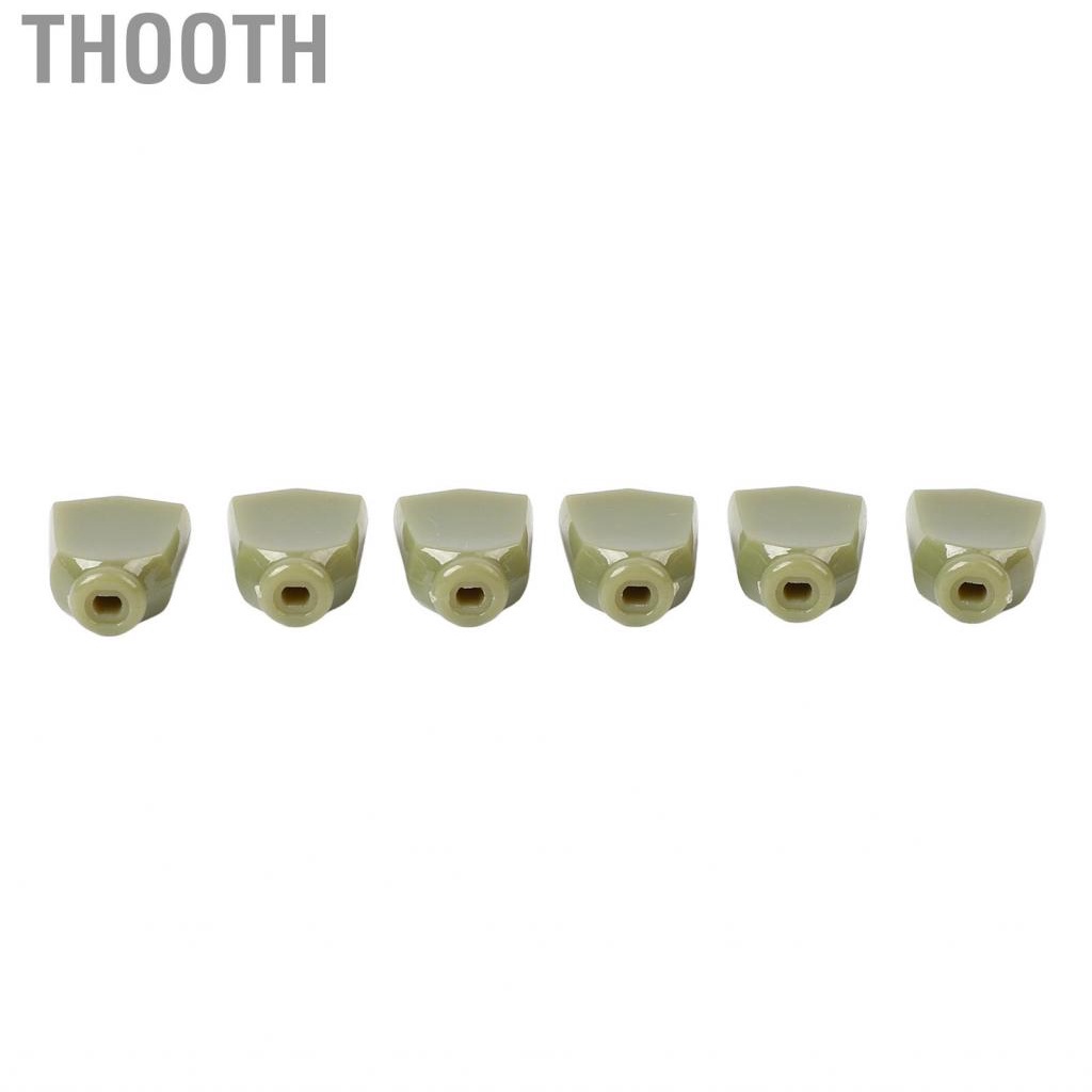 Thooth Electric Guitar Tuner Buttons Replacement Plastic Strong Compatibility Acoustic Tuning Peg for