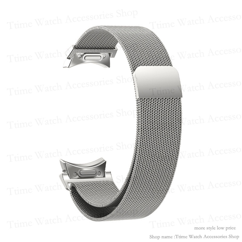 Dây đeo cho samsung galaxy watch 6 6 6 series 40mm 44mm dây đeo đính kèm một cú nhấp chuột đồng hồ 6 classic 43mm 47mm milanese loop band