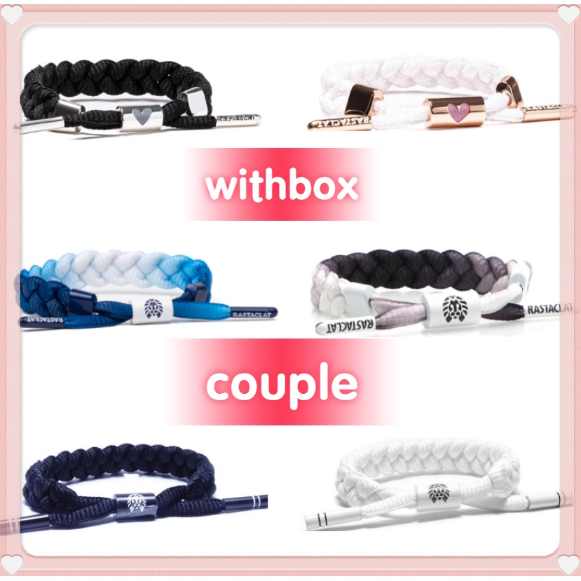 Vòng Tay Tình Yêu Dệt Kim Phản Quang Ba Chiều Cho Cặp Đôi Valentine