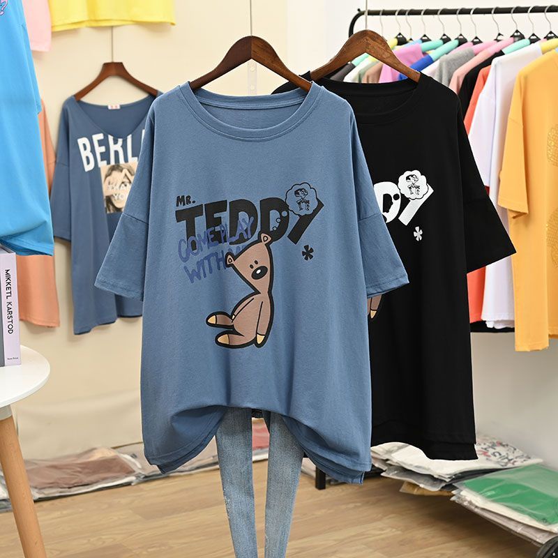 Áo Thun oversize Tay Ngắn Dáng Rộng Thời Trang Cho Nữ