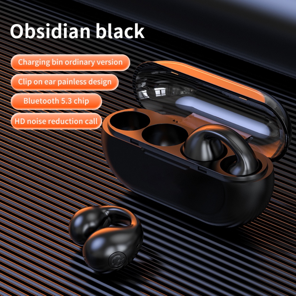 Khuyên Tai Lái Xe Xương Tai Nghe Bluetooth Không Dây Chân Thực Kẹp Tai Nghe Thể Thao Tws Cho Điện Thoại Di Động AUBESSSTORE