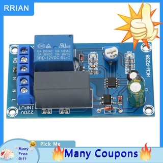 Rrianfo Mô-đun Rơle hẹn giờ Độ chính xác cao Bảng trễ thời gian Đầu vào AC 220V cho gia đình