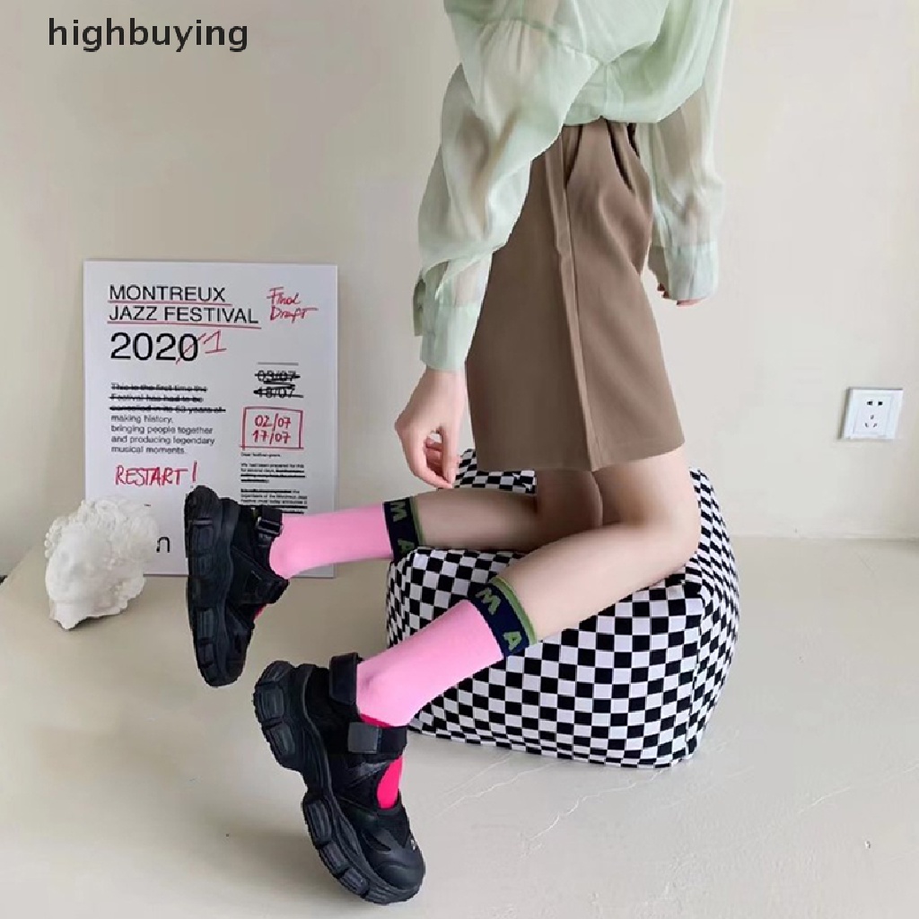 Đôi Vớ Cotton Thoáng Khí Thoải Mái In Chữ Thời Trang 2022
