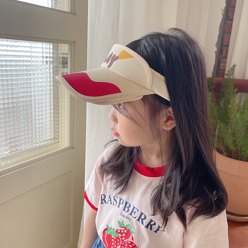 Mũ Lưỡi Trai Nửa Đầu Chống Nắng Chống Tia UV Thời Trang Mùa Hè Cho Bé Trai Và Gái