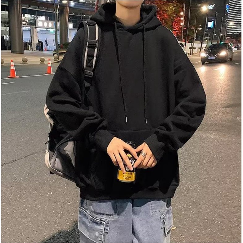 Áo hoodie dáng rộng thời trang cho nam size M-8XL Mùa Thu Dáng Tay Dài In Họa Tiết Hoạt Hình Phong Cách Hàn Quốc Cho Nam Nữ