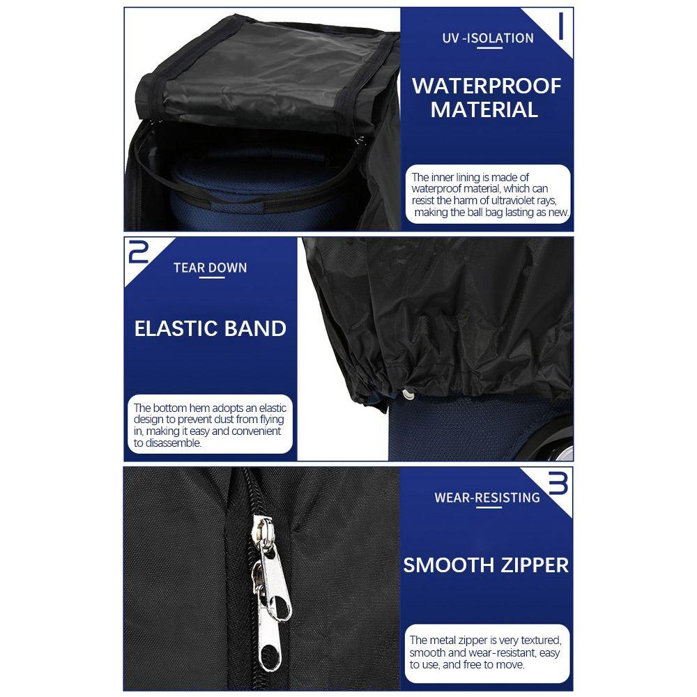 .Vỏ Bọc Bảo Vệ Xe Đánh Golf Có Khóa Kéo Chống Tĩnh Điện Chất Lượng Cao