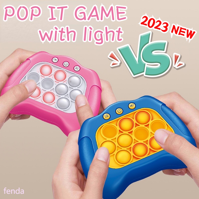 Máy Chơi Game Mới 2023 Pop It Đẩy Bong Bóng slime Có Đèn LED Giúp Giảm Căng Thẳng Đồ Chơi Cho Trẻ Em