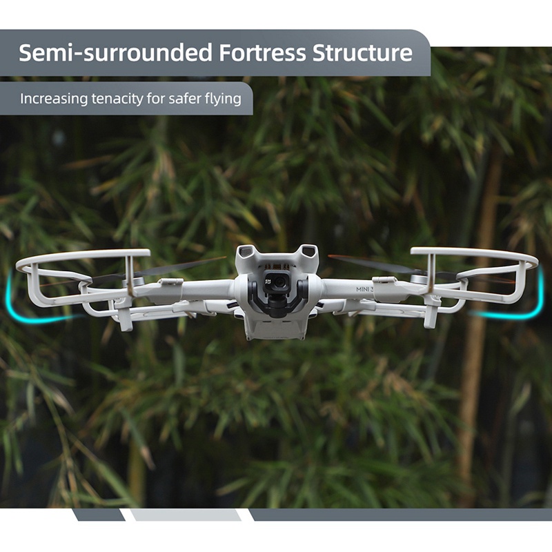 Sunnylife Phụ Kiện Vòng Bảo Vệ Cánh Quạt Chống Rung Lắc Thay Thế Nhanh Chóng Cho DJI Mini 3