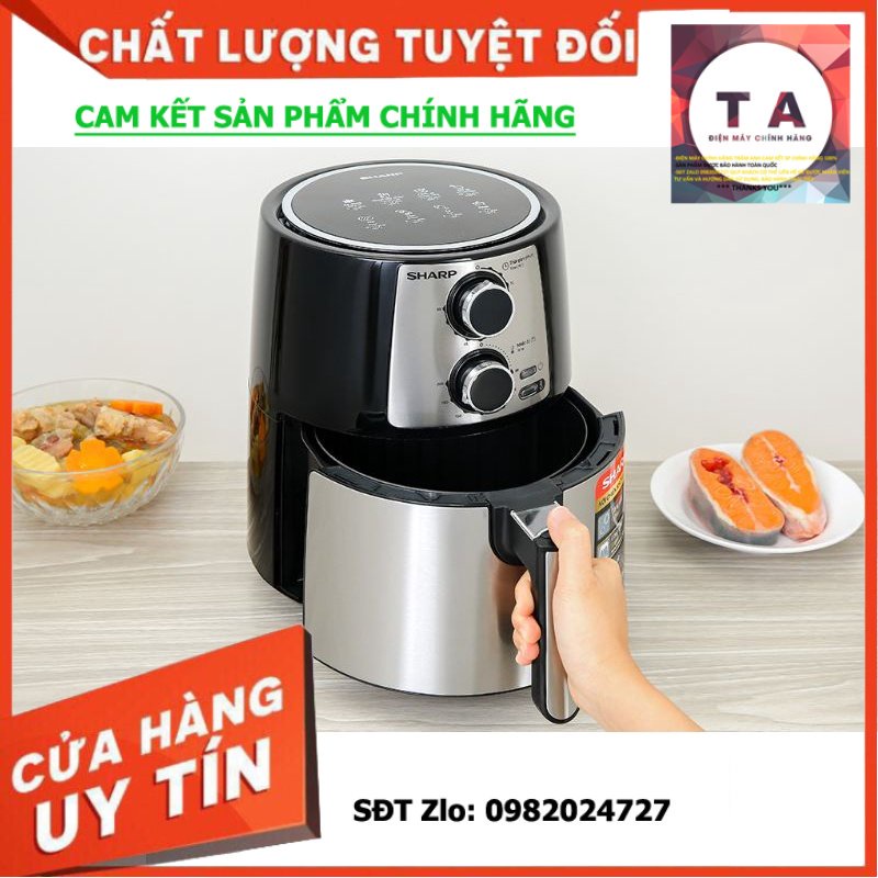 Nồi chiên không dầu Sharp KF-AF42MV-ST 3.5 lít